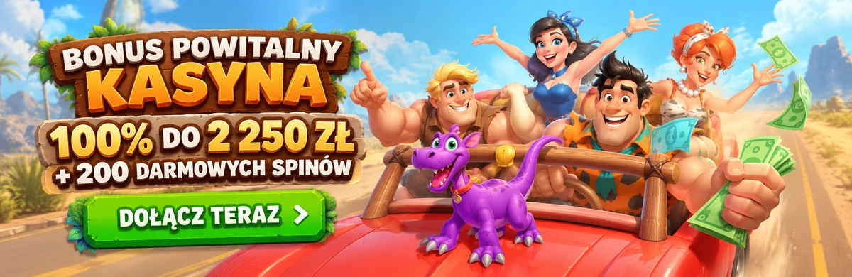 Bonus powitalny kasyna 100% do 2 250 zł i 200 darmowych spinów. Dołącz teraz